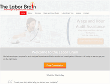 Tablet Screenshot of laborbrain.com
